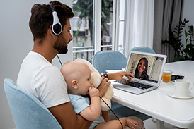 Parenting counseling session helping parents improve communication and child-rearing skills